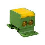 Blok rozdzielczy 4x4-70mm2 żółto-zielony DB4-Z 48.35 OPATÓWEK