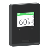 SXW, panel przedni z czujnikiem PIR, ekran dotykowy i 2 przyciski, Sensorbus, czarny