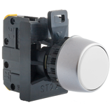 PRZYCISK KRYTYY BIAŁY 1 ZW 1 ROZ PIERŚCIEŃ CZARNY