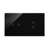 Simon 54 Touch Panel dotykowy S54 Touch 2 moduły 2 pola dotykowe poziome + 2 pola dotykowe pionowe zastygła lawa DSTR223/73 KONTAKT