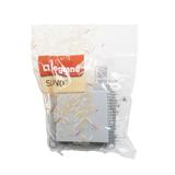 SUNO - Przycisk pojedynczy - 6 A - 250 V~ - zaciski automatyczne, Aluminium, Legrand