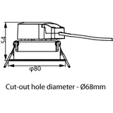 RS061B G2 LDNR LED5-36/830 PSR II WH Spot LED
