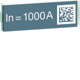 ACB HW1 Wtyczka z oznaczeniem znamionowym wyłącznika 1000A dostarczane luzem HWW467HSA HAGER