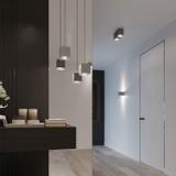 Sollux Lampa wisząca QUAD 1 szary SL.0061