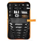 Zestaw narzędzi do motocykla - 25 szt. - miękkie etui