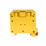 ZSG1-35.0Nz ,  Złączka szynowa gwintowa, seria NOWA, 35,0 mm2, TS 35, 1 tor, żółty