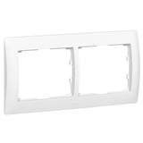 Sistena Life Ramka Arctic Podwójna Pozioma 771002 LEGRAND