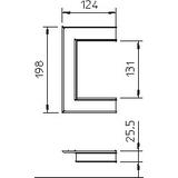 G-KWAO90130RW, Maskownica przejścia przez ścianę