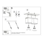Sollux Plafon QUAD 2 biały SL.0065