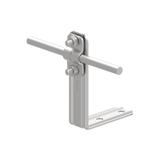 AN-10R/OH/-N Uchwyt kątowy prosty H=10cm Z-śruba /OH/