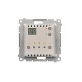 Simon 54 Regulator temperatury z wyświetlaczem z czujnikiem wewnętrznym 16(2) A 230V biały