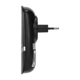 Dzwonek bezprzewodowy LAXAN AC sieciowy przycisk bezbateryjny 20 dźwięków 150m DB-4/B ORNO