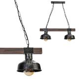 Milagro lampa wisząca Faro 2xE27 czarna MLP6242