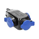 Rozgałęźnik bryzgoszczelny i odporny na uderzenia IP44 3x2P+Z 16A 230V AC OR-AE-1346 ORNO