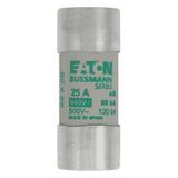 CYLINDRICAL FUSE 22 x 58 25A AM 690V AC Wkładka cylindryczna 22 x 58mm 25A AM 690V AC C22M25 EATON