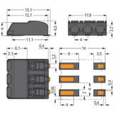 listwa zaciskowa SMD /750szt./ WAGO