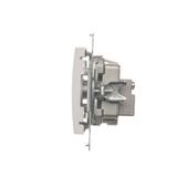 Simon 54 Gniazdo antenowe R-TV zakończeniowe do gniazd przelotowych biały