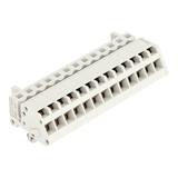Gniazdo MCS‑MIDI Classic kątowe 13‑biegunowe jasnoszare raster 5mm 721‑313/008‑000 /25szt./ WAGO