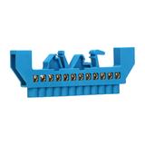 Listwa zaciskowa izolowana N 12 przewodów niebieska OR-LZ-8203/12/BL ORNO