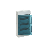 Obudowa MISTRAL65 drzwi przeźroczyste 36M z listwą N+PE (3 rzędy)