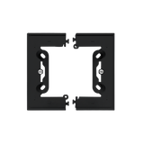 Simon 55 Puszka natynkowa pojedyncza składana do ramek LINE/DUO (1 szt TSC/. = 2 elementy) Czarny ma