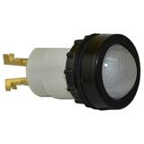 Lampka D22SB 24V-230V biała