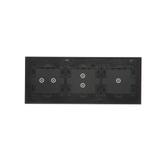 Simon 54 Touch Panel dotykowy S54 Touch 3 moduły 1 pole dotykowe + 2 pola dotykowe pionowe + 2 pola dotykowe poziome zastygła lawa DSTR3132/73 KONTAKT