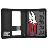 Praska ręczna z kompletem matryc (praska + 5szt matryc + opakowanie)