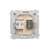 Simon Basic Gniazdo HDMI + RJ45 kat.6. beż BMGHRJ45.01/12 KONTAKT