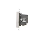 Simon 55 Ładowarka typ USB C+A 30W 230V jasnoszary mat TEC2CAQ.01/114 KONTAKT