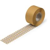 etykiety samoprzylepne z tkaniny 20 x 7 mm białe 3000 szt./rolka