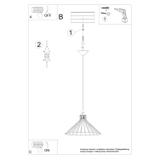Sollux Lampa wisząca EDA SL.1186
