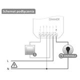 DIMMER ściemniacz oświetlenia Wi-Fi 230V WI-DIM1S1-P F&F
