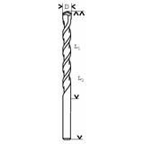 Wiertło SILVER PERCUSSION 7x60/100 2608597662 BOSCH