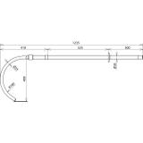 Drążek ratowniczy Un ... 36 kV, dł. 1000 mm