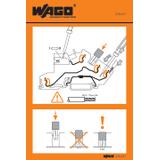 Naklejka z instrukcją obsługi /100szt./ WAGO
