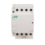 Stycznik modułowy montaż na szynie styki 4NO 63A ST63-40 F&F