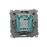 Simon Basic Łącznik świecznikowy 10A 250V szybkozłączka satynowy BMW5.01/29 KONTAKT