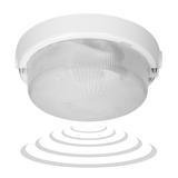 8080T/MAT-RIVA/MS oprawa oświetleniowa z mikrofalowym czujnikiem ruchu 100W E27 IP44 szkło mato A211