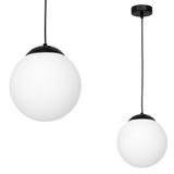 Milagro lampa wisząca Lima E14 czarno/biała MLP6522
