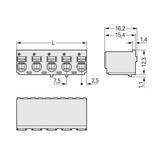 Gniazdo picoMAX raster 7,5mm 4‑biegunowe 4‑biegunowe 2092‑3124 /100szt./ WAGO
