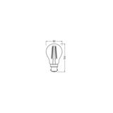 Lampa LED BASE Classic A60 6,5W/827 230V Filament szkło przezroczyste B22D FS3 OSRAM