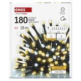 Migające światełka lampki choinkowe ciepłe/zimne led 180LED 18m CLASSIC D4AN03 EMOS