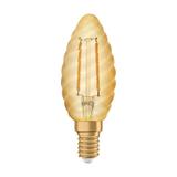 Lampa LED Vintage 1906 CL BW Filament szkło przezroczyste GOLD 12 non-dim 1,5W 824 E14