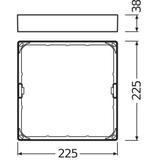 Ramka do montażu powierzchniowego Opraw DOWNLIGHT Slim SQ210 4058075079434 LEDVANCE