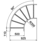 LB 90 650 R3 A2 Łuk 90°