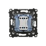 Simon 55 Przycisk zwierny pojedynczy rozwierny bez piktogramu szybkozłączka Jasnoszary mat