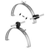 AN-15P/OH/C-N Uchwyt gąsior.rozsuw.Z-zatrz. H=3,5cm /OH/ czarny