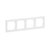 Suno Ramka Poczwórna 4-Krotna Biały  721504 LEGRAND