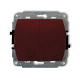 TREND Mechanizm łącznika podwójnego schodowego brązowy